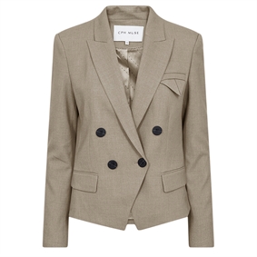 Copenhagen Muse CMTAILOR Short Blazer, Winter Twig Melange 